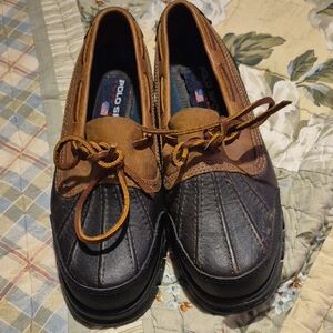 Polo by Ralph Lauren Brown and Black Loafers